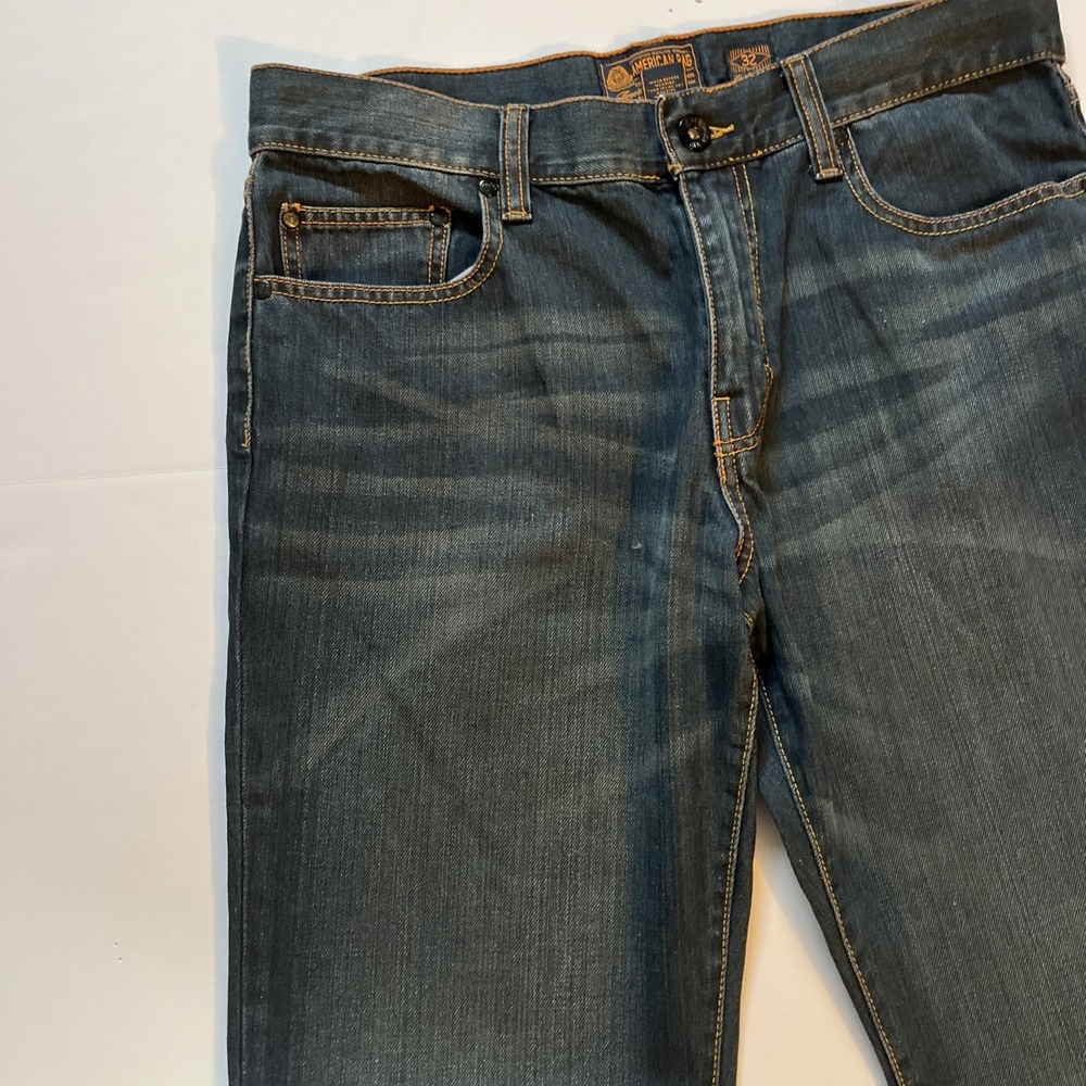 AMERICAN RAG Smith Fit Straight Leg Blue Denim Jeans Men's Size 32 x 30 - Picture 7 of 16